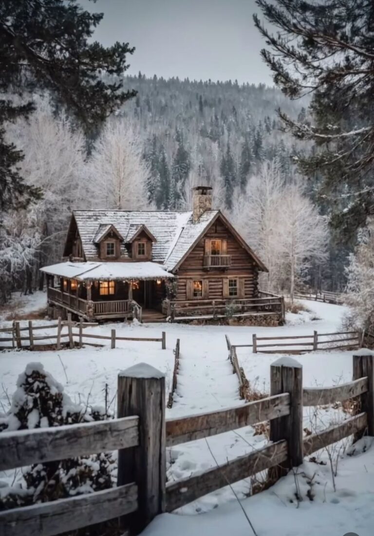Log cabin love ❤️